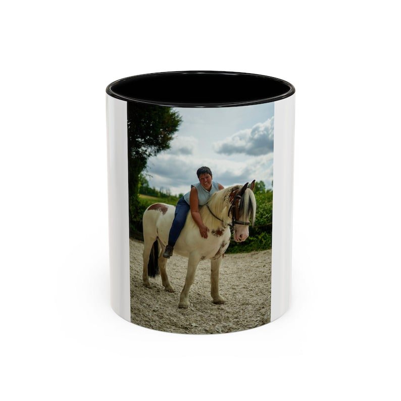 Personalised Photo Mug – Colour Accent